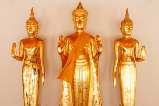 Golden Buddha statue in Thailand