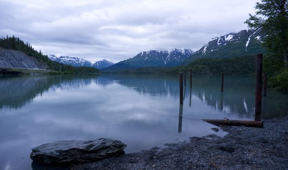 Vagt Lake near Seward Alaska North America