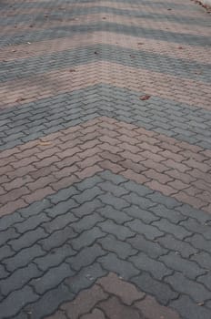 walk way road made by bricks