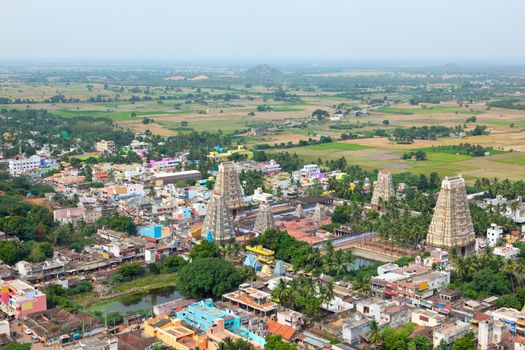 Lord Bhakthavatsaleswarar Temple. Built by Pallava kings in 6th century. Thirukalukundram (Thirukkazhukundram), near Chengalpet. Tamil Nadu, India