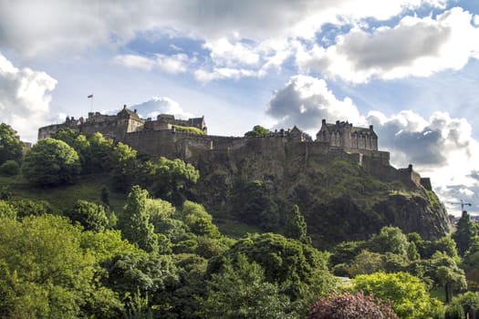 Edinburgh Castle in the afternoon Sun, Scotland