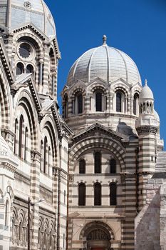 Famous Notre Dame de la Garde in Marseilles in France