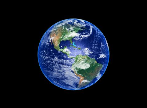 Earth Globe, high resolution image