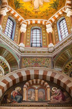 Cathedral Notre Dame de la garde in Marseille, France