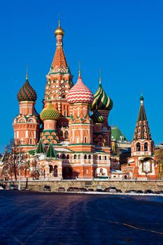 St Basil's Cathedral on Red Square, Moscow, Russia