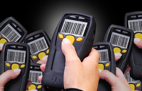 Handheld Computer for wireless barcode scanning identification