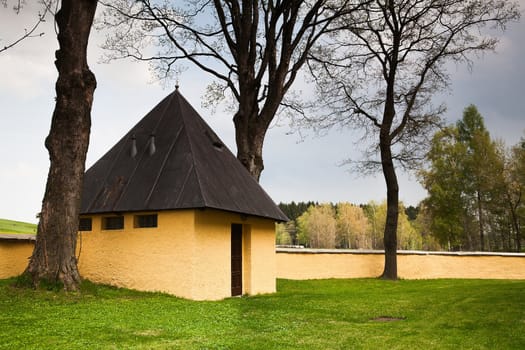 The chapel near the Church in Kamenicky Czech Republic
