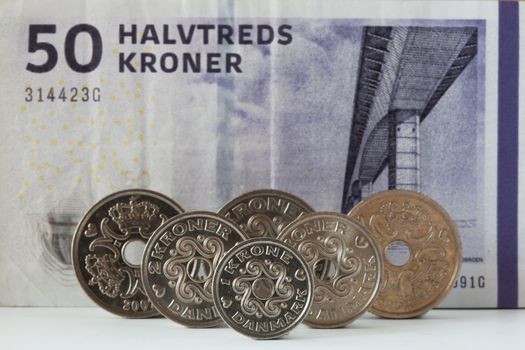 The different Danish currency