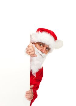 Santa Claus, photo on the white background