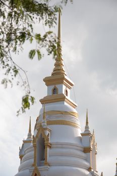 huakuan temple chedi in yala, thailand