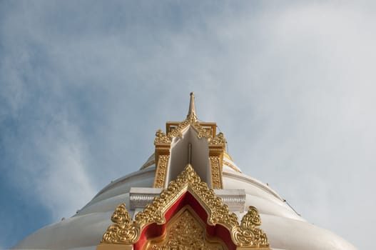 huakuan temple chedi in yala, thailand