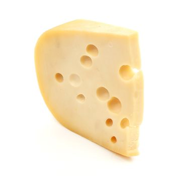 Cheese isolated on white background