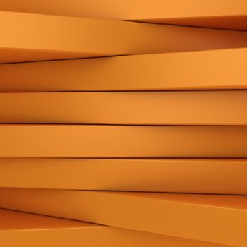 Abstract orange panels with copyspace for text, etc OR just 3D background