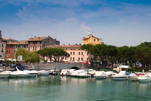 Desenzano del Garda, village on the Lake Garda Italy