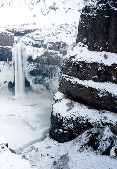 Palouse Falls in the Winter Central Washington State