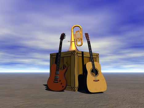 guitar and music 