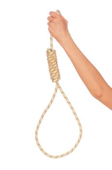 economic crisis force to suicide with rope