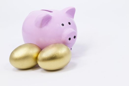 Savings strategy suggested  by bank and 2, gold nest eggs