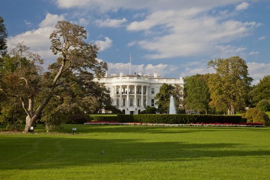 The White House in Washington D.C., the South Gate