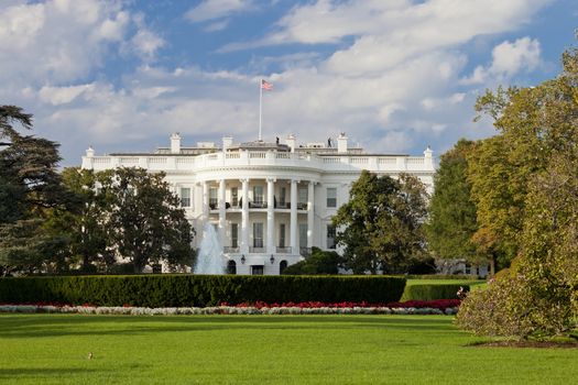 The White House in Washington D.C., the South Gate