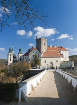 Vranov nad Dyji the old czech castle