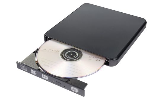 The DVD and CD-ROM drive