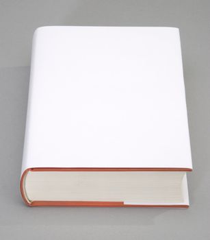 Blank book with white cover