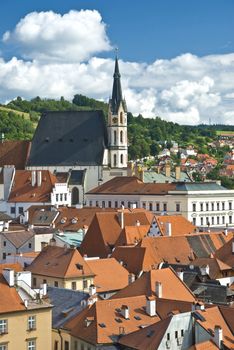 Cesky Krumlov the Church of St. Vit