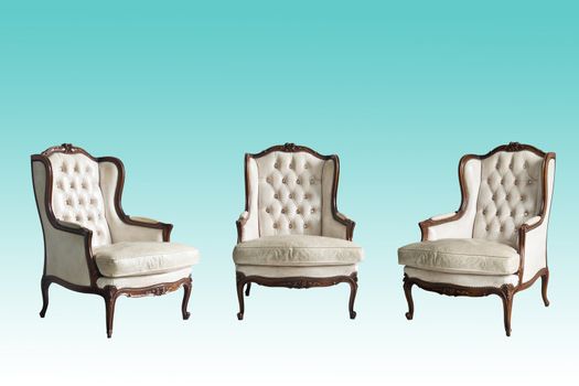Luxurious armchairs