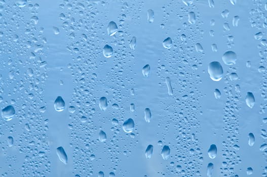water bubbles on the window for background