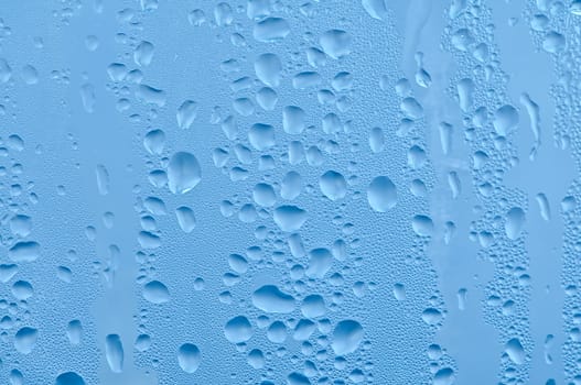 water bubbles on the window for background
