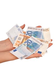 won and took prize euro to hands