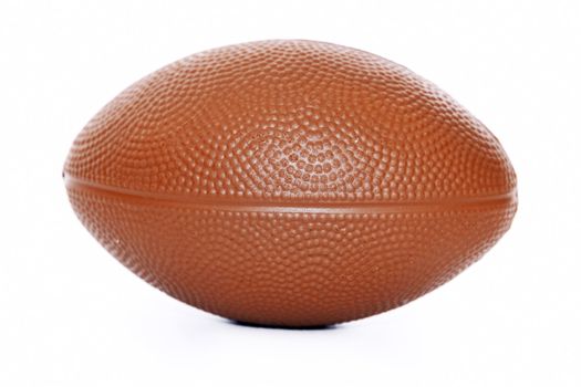 brown football isolated on white background