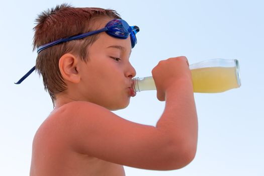 Nothing can slake my thirst better than a bottle of lemonade.