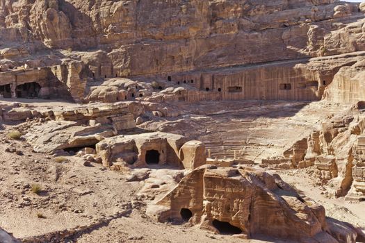 roman theater in petra, jordan