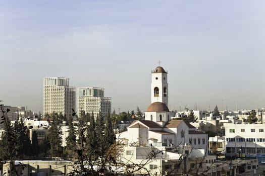 city view in amman, jordan