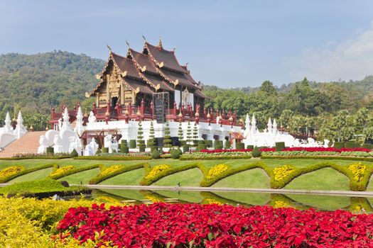 ho kham luang in the international horticultural exposition 2011, chiang mai, thailand