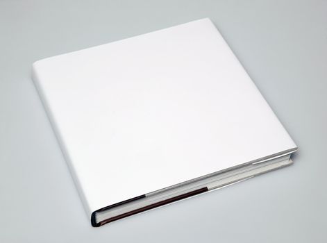 A blank book in angle on white paper 2