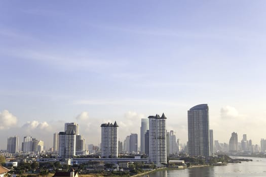 cityscape of bangkok, thailand