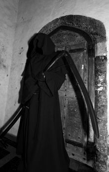 The Guardian door guarded by grim reaper