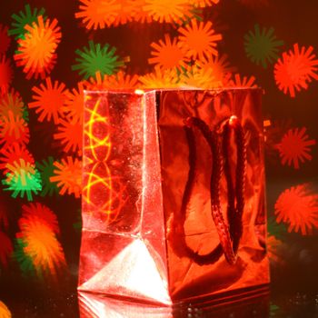 holiday gifts background warm stars 