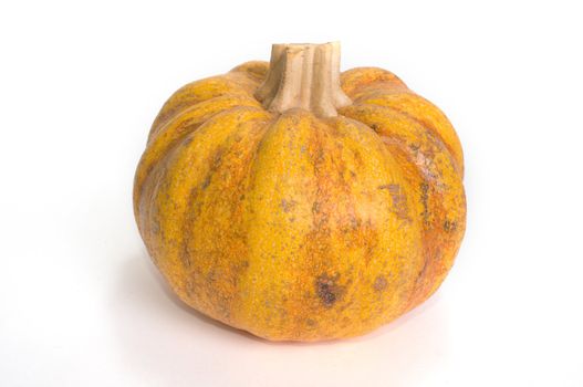 Fairytale pumpkin isolated on white background