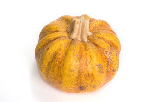 Fairytale pumpkin isolated on white background