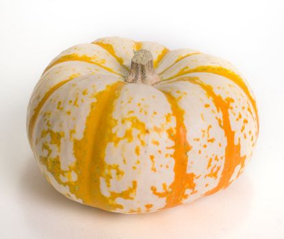 Fairytale pumpkin isolated on white background