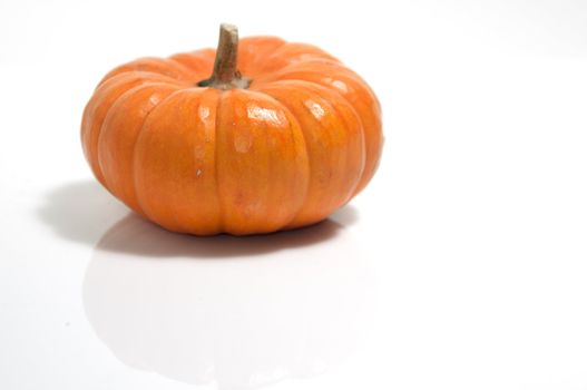 Fairytale pumpkin isolated on white background