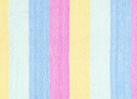 Striped cotton towel texture. Background. Close up
