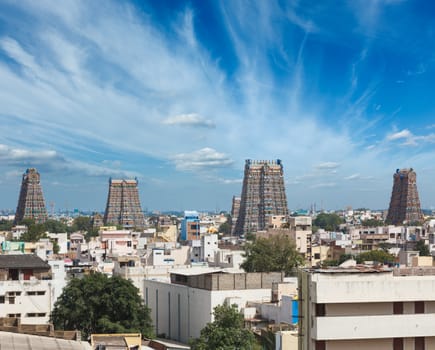 Sri Menakshi Temple. Madurai, Tamil Nadu, India