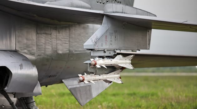 missile type air-air  under the wing