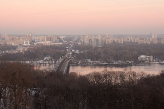 View of the Dnieper, Kiev, Ukraine