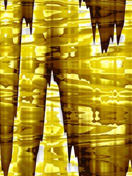 Image of yellow abstract background with strips